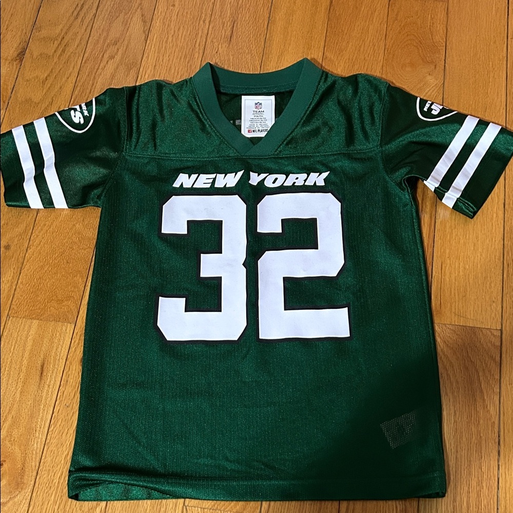 Kids Green New York Jets Sports Jersey
